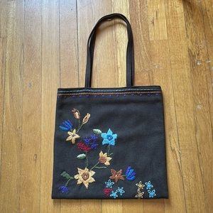 Sicily (Benetton) Embroidered Felt Bag